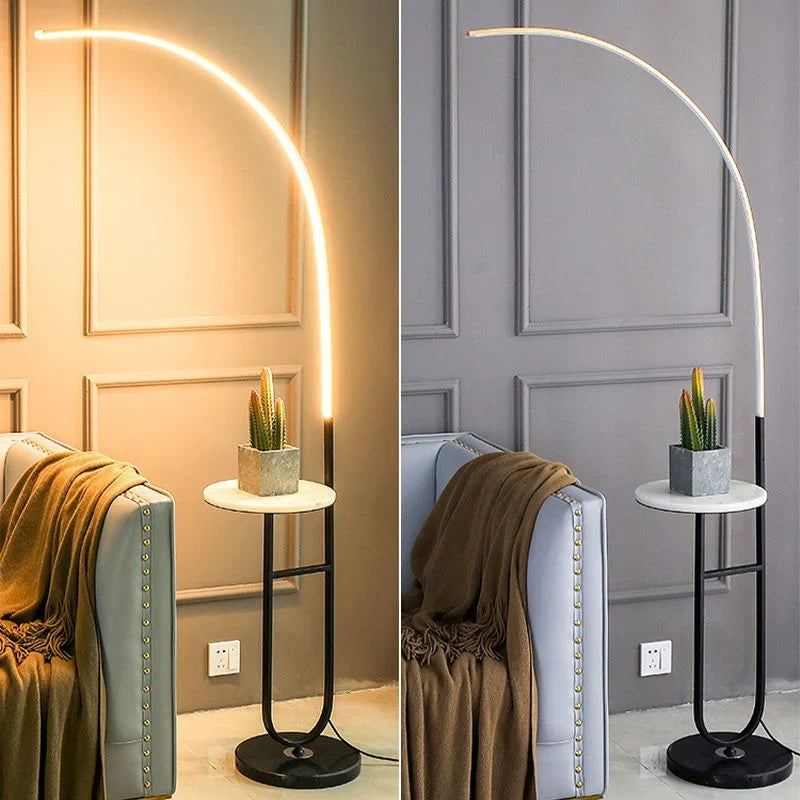 Crescenté Arc Floor Lamp