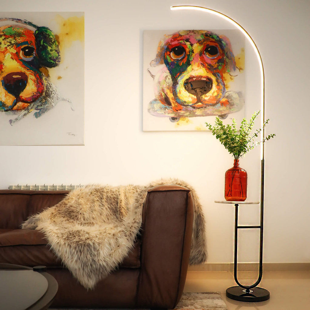 Crescenté Arc Floor Lamp