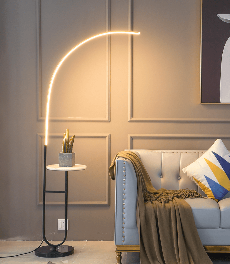 Crescenté Arc Floor Lamp