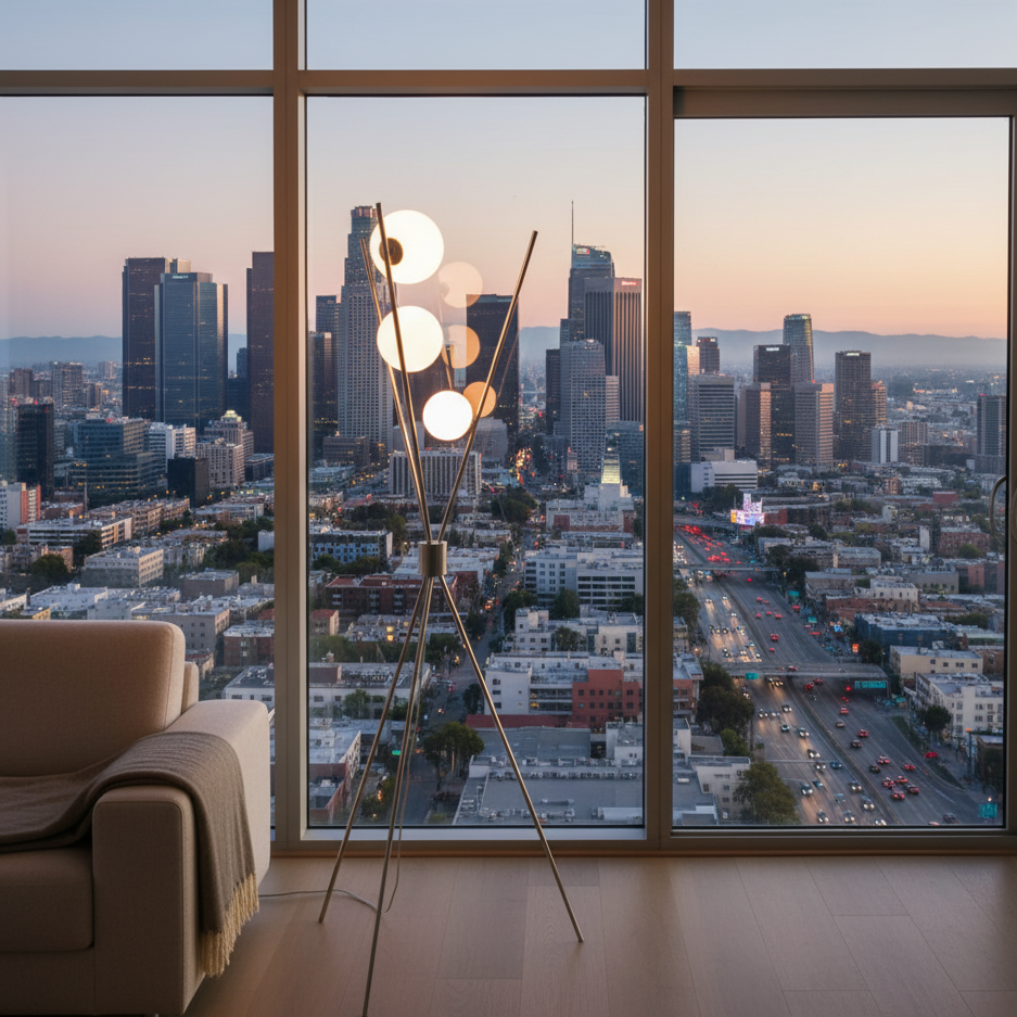 Triglobe Floor Lamp