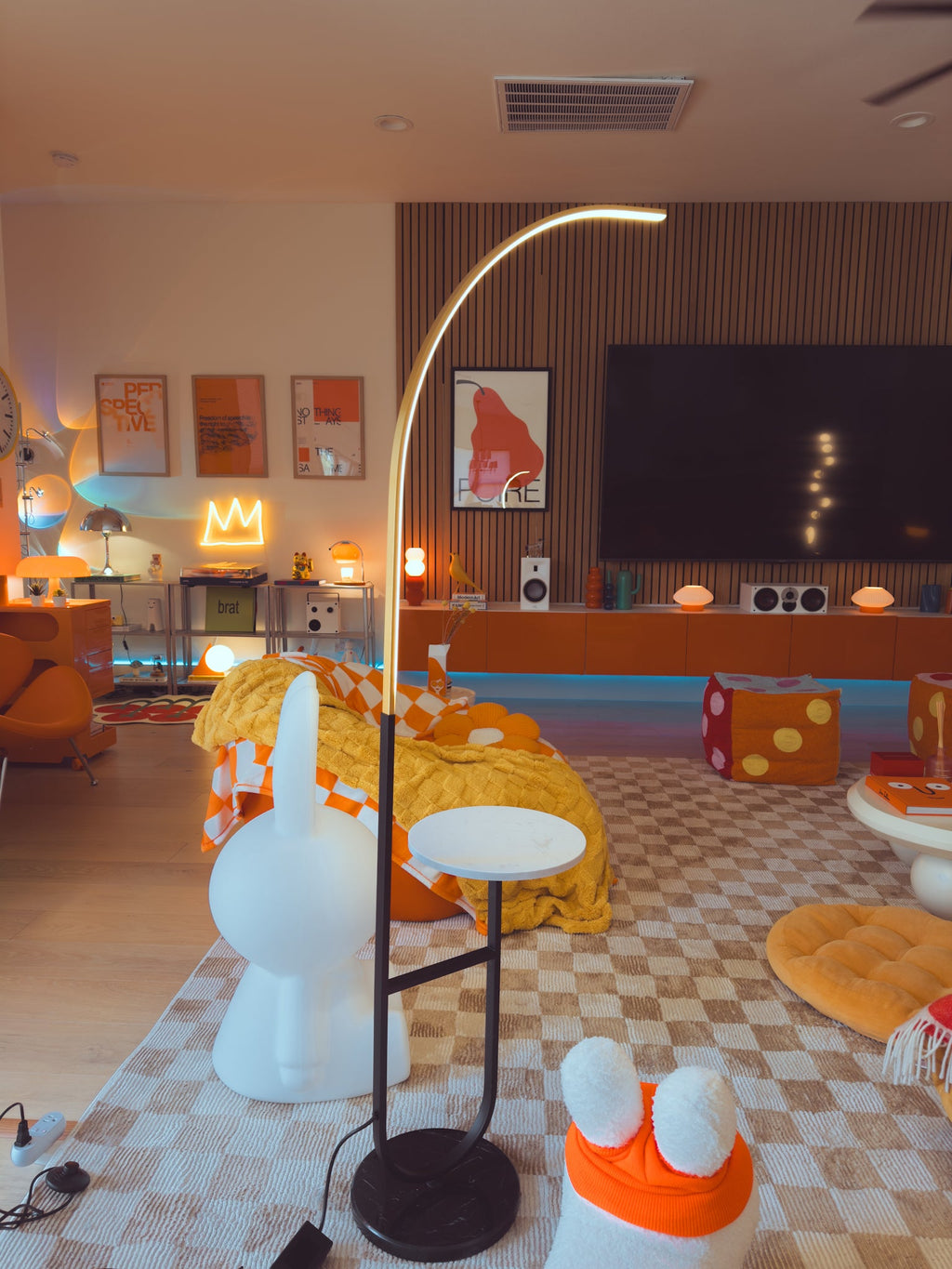Crescenté Arc Floor Lamp