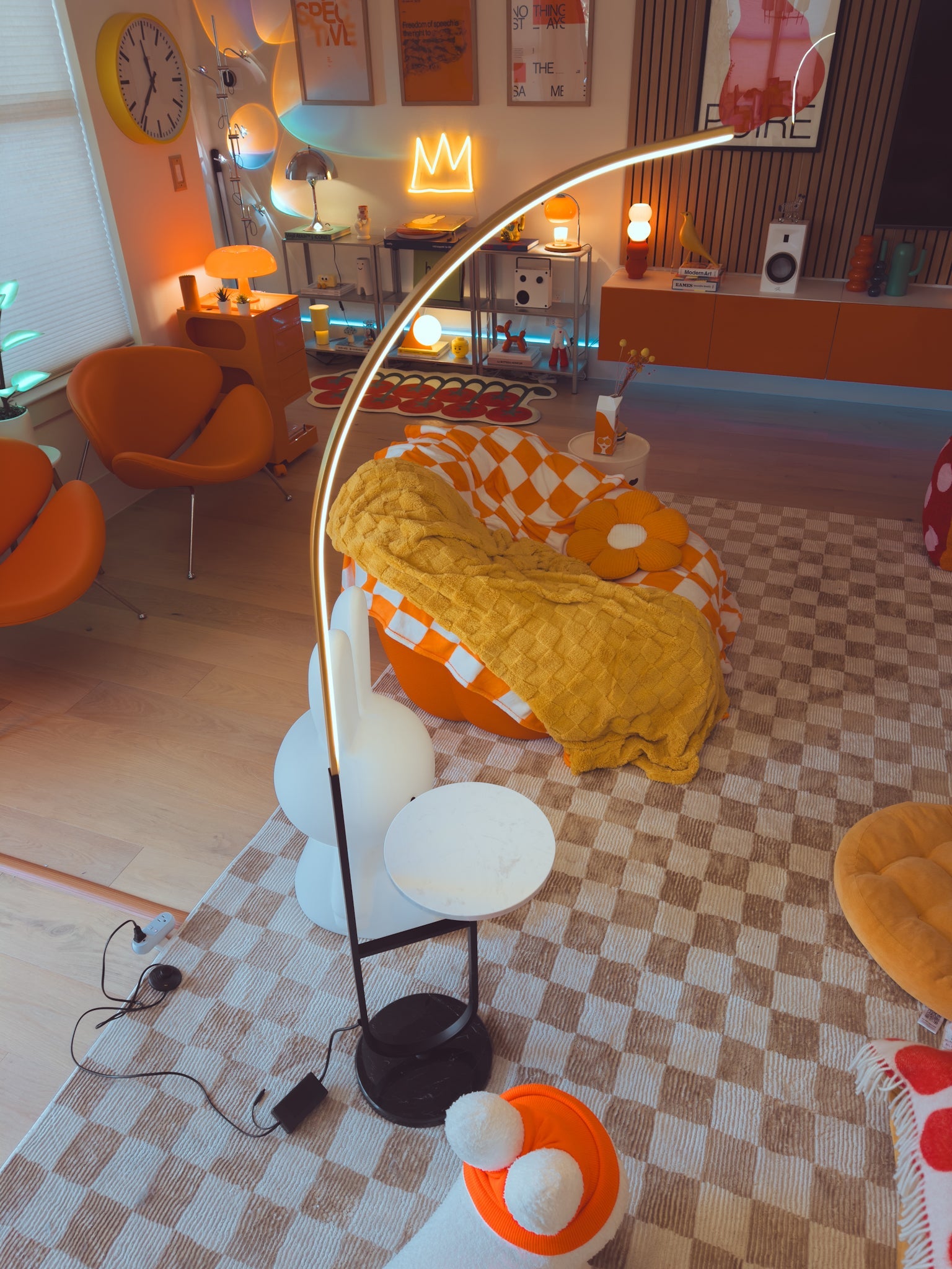 Crescenté Arc Floor Lamp