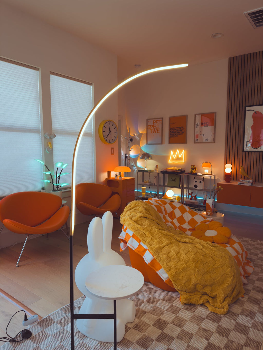 Crescenté Arc Floor Lamp