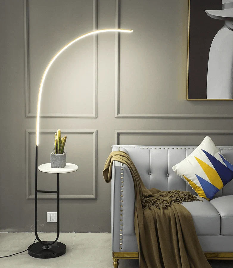 Crescenté Arc Floor Lamp